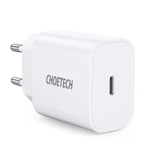 Choetech USB fali töltő Type C PD 20W fehér (Q5004 V4) - 1