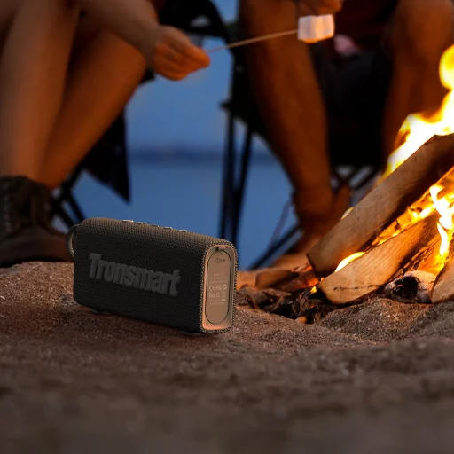 Tronsmart Trip vezeték nélküli Bluetooth 5.3 hangszóró vízálló IPX7 10W fekete - 12