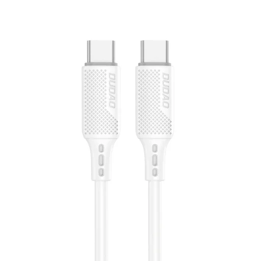 Dudao USB Type C kábel töltéshez és adatátvitelhez 100W PD 1m fehér (L5S_1M) - 1