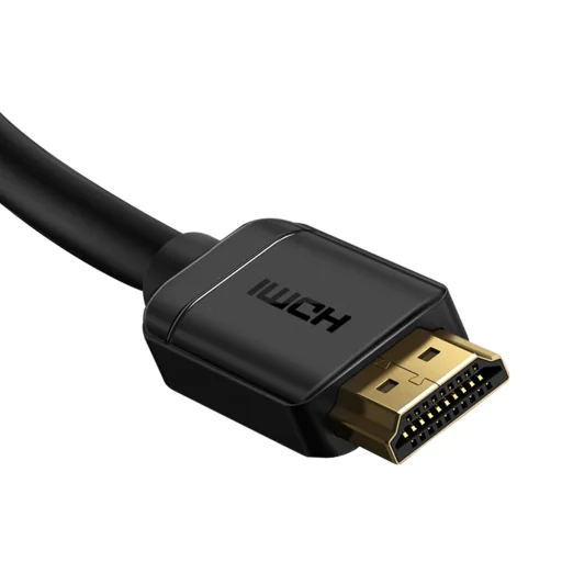Baseus High Definition Series HDMI 2.0 kábel 4K60Hz 0.75m fekete (WKGQ030101) - 23