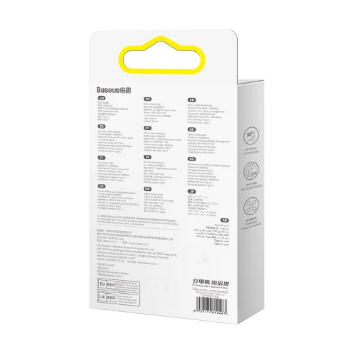 Baseus MVP 90 fokban döntött USB Type C - USB Type-C kábel 2m 100W 5A kék (CAVP000721) - 7