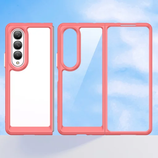 Samsung Galaxy Z Fold 3 Outer Space tok piros kerettel (S Pent nem tartalmaz) - 5