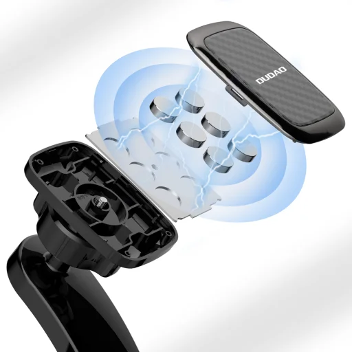 Dudao Mágneses autós telefontartó fekete (F12s) - 8