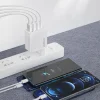 Dudao gyorstöltő 3x USB / 1x USB Type C 20W, PD, QC 3.0 fehér (A5H) thumbnail