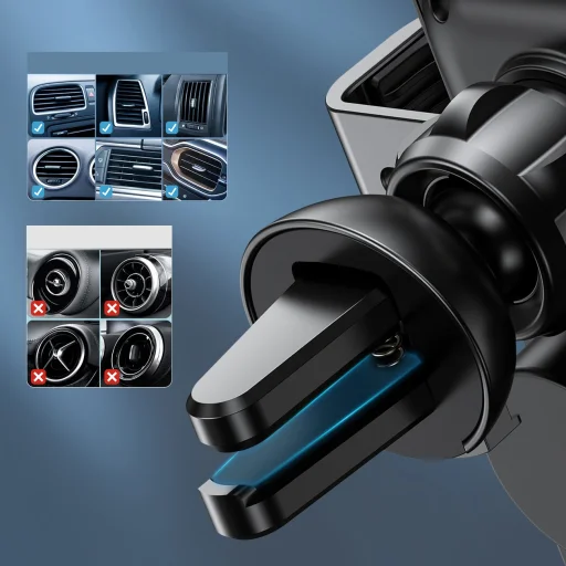 Choetech indukciós töltő tartóval + mágneses hegyek fekete (T201-F) - 7