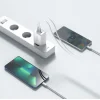 Tech-Protect C65W hálózati töltő adapter PD65W/QC3.0 1x USB-A, 2x USB-C, fekete thumbnail