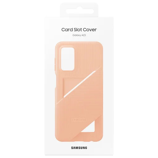 Samsung Galaxy A23 5G Card Slot szilikon gyári tok réz színben (EF-OA235TPEGWW) - 5