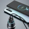 Dudao gyors autós töltő 2 x USB 3A 18W szürke (R4+) thumbnail