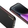 iPhone 14 Plus Dux Ducis Yolo TPU és PU bőr tok fekete thumbnail