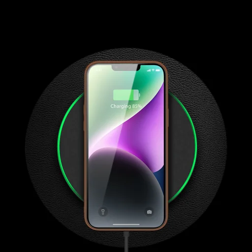 iPhone 14 Plus Dux Ducis Yolo TPU és PU bőr tok barna - 11