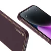 iPhone 14 Plus Dux Ducis Yolo TPU és PU bőr tok lila thumbnail