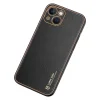 iPhone 14 Plus Dux Ducis Yolo TPU és PU bőr tok fekete thumbnail
