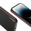 iPhone 14 Pro Max Dux Ducis Yolo TPU és PU bőr tok fekete thumbnail