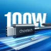 Choetech USB-C - USB-C Thunderbolt 4 kábel 0.8m fekete (A3010) thumbnail
