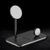 Choetech MFM MFi töltőállomás 3 az 1-ben iPhone 12/13/14/15, AirPods Pro, Apple Watch szürke (T589-F) thumbnail