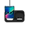 Choetech MFM MFi töltőállomás 3 az 1-ben iPhone 12/13/14/15, AirPods Pro, Apple Watch szürke (T589-F) thumbnail