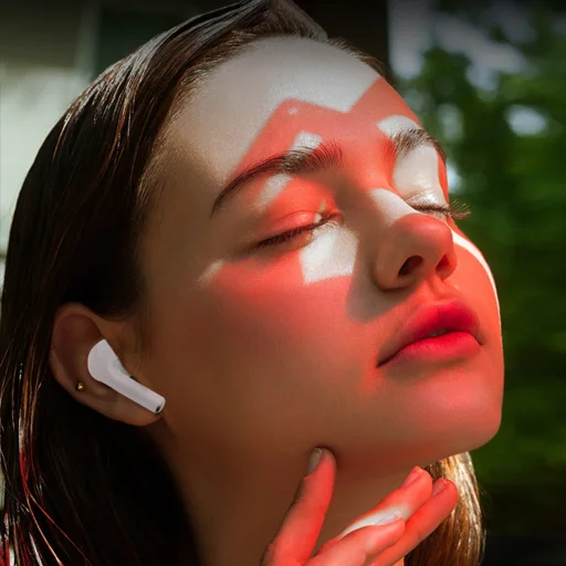 Choetech TWS vezeték nélküli fejhallgató töltőtokkal fehér (BH-T08) - 4