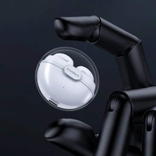 Choetech TWS vezeték nélküli fejhallgató töltőtokkal fehér (BH-T08) - 2