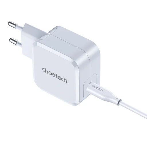 Choetech 45W PD8007 gyorstöltő fali adapter PPS fehér - 6
