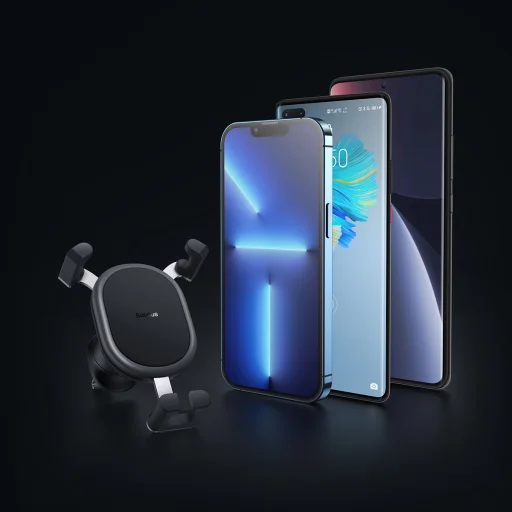 Baseus Stable Series autós telefontartó szellőzőrácsra fekete (SUWX020001) - 8