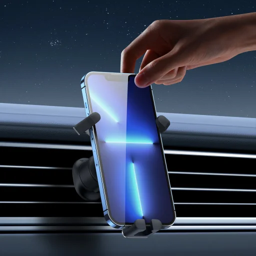 Baseus Stable Series autós telefontartó szellőzőrácsra fekete (SUWX020001) - 9