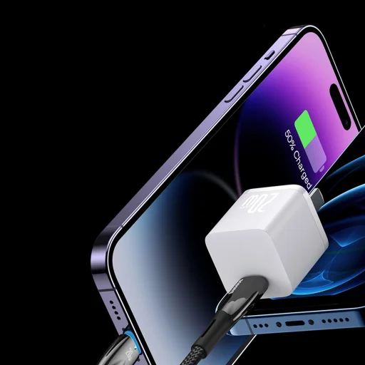 Baseus Glimmer kábel gyorstöltéssel USB-C 480Mb/s PD 100W 2m fekete - 19