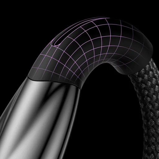 Baseus Glimmer kábel gyorstöltéssel USB-C 480Mb/s PD 100W 2m fekete - 6