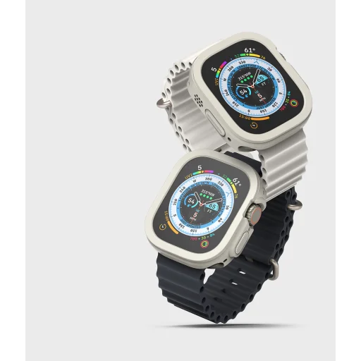 Apple Watch Ultra 49mm Ringke Air Sports gél TPU tok szürke - 3