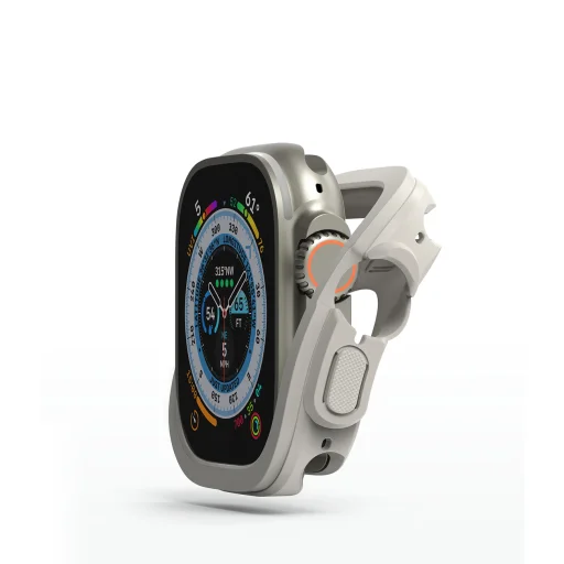 Apple Watch Ultra 49mm Ringke Air Sports gél TPU tok szürke - 7