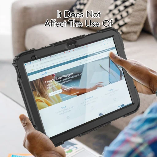 iPad 10.9 2022 / iPad 11 2025 Tech-Protect Solid360 tok fekete - 4