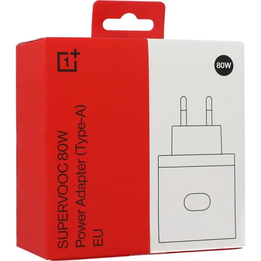 OnePlus SuperVOOC USB sieťový nabíjací adaptér 80W biely - 4