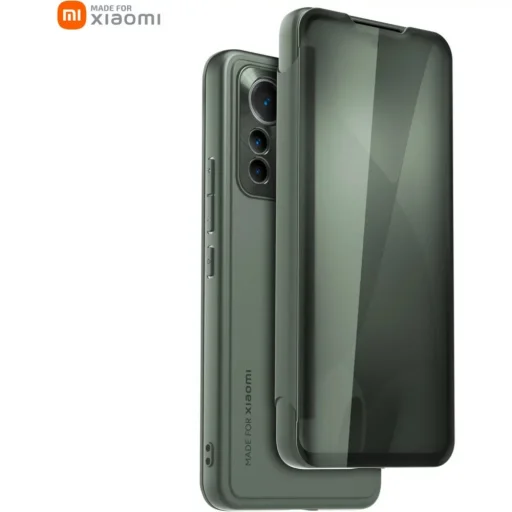Xiaomi 12 Lite 5G Book View Case fliptok zöld gyári - 4