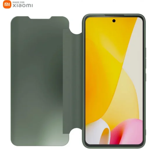 Xiaomi 12 Lite 5G Book View Case fliptok zöld gyári - 6