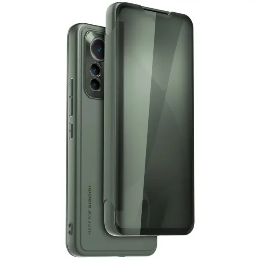 Xiaomi 12 Lite 5G Book View Case fliptok zöld gyári - 1