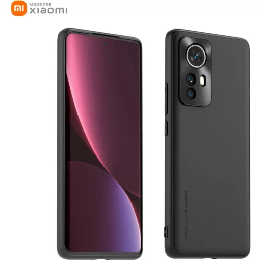 Xiaomi 12 Pro TPU tok fekete gyári - 2