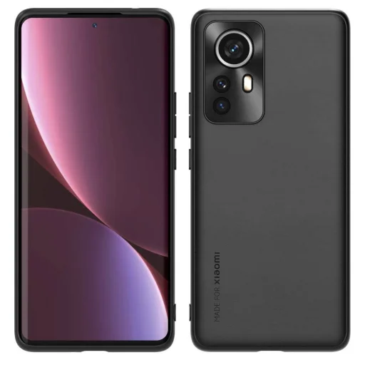 Xiaomi 12 Pro TPU tok fekete gyári - 3