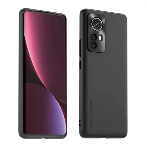 Xiaomi 12 Pro TPU tok fekete gyári - 1