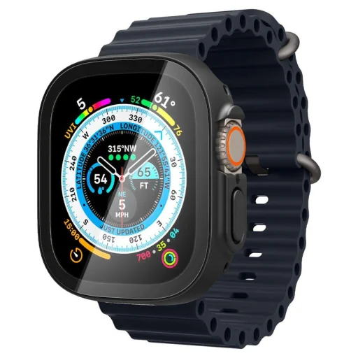 Apple Watch Ultra (49mm) Spigen Thin Fit 360 tok fekete - 1