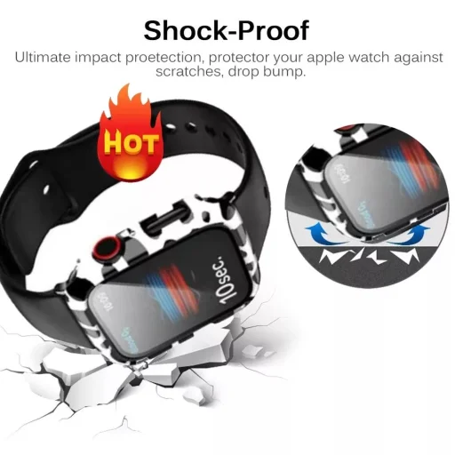 Apple Watch 38mm tok mintával + üvegfólia - 2