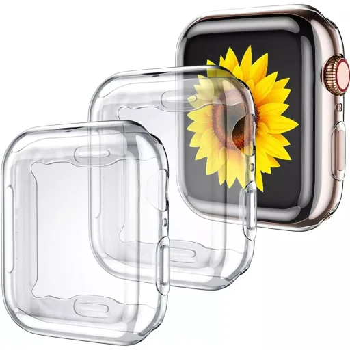 Apple Watch 45mm Soft Clear átlátszó TPU tok - 6