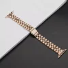 Apple Watch 4/5/6/7/8/9/SE (38/40/41mm) fém női óraszíj rose gold színű Alphajack thumbnail