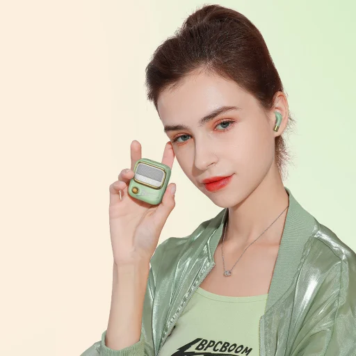 Remax Yosee Series vezeték nélküli bluetooth 5.0 TWS fülhallgató 450mAh piros - 4