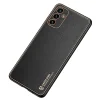 Samsung Galaxy A13 5G Dux Ducis Yolo TPU és PU bőr tok fekete thumbnail