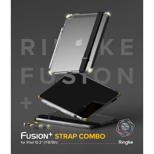 iPad 10.2'' 2021/2020/2019 Ringke Fusion PC és TPU tok átlátszó - 12