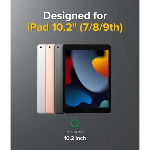iPad 10.2'' 2021/2020/2019 Ringke Fusion PC és TPU tok átlátszó - 7