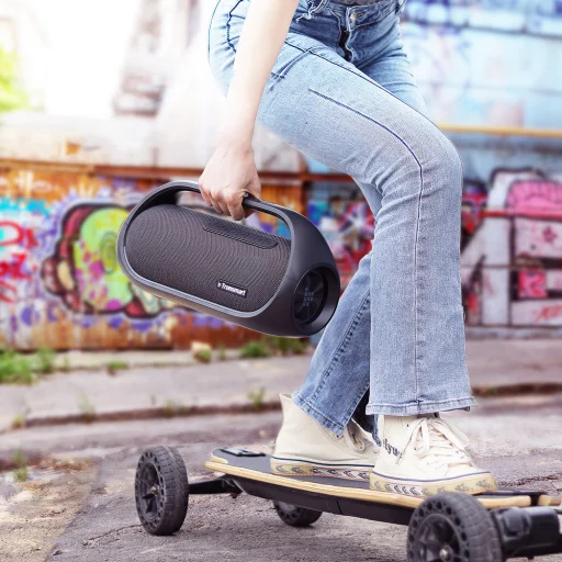 Tronsmart Bang vízálló Bluetooth vezeték nélküli hangszóró, 60 W Powerbank funkcióval, fekete - 6