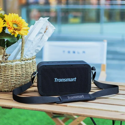 Tronsmart Force Max vezeték nélküli Bluetooth hangszóró 80W Powerbank funkcióval fekete - 5