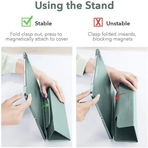 iPad Air 4 2020/5 2022 ESR Ascend Trifold tok Forest Green - 8