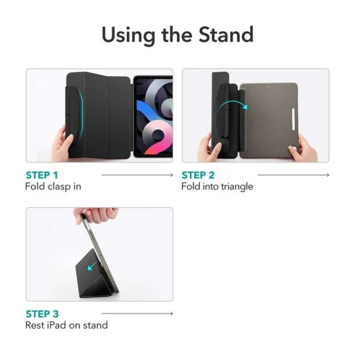 iPad Air 4 2020/5 2022 ESR Ascend Trifold tok Forest Green - 5