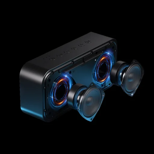 Tronsmart Force SE 50W vízálló vezeték nélküli Bluetooth hangszóró Powerbank funkcióval fekete - 7